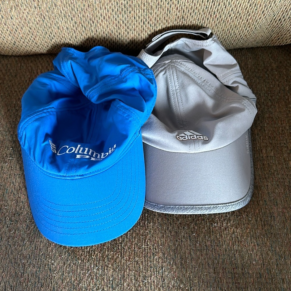 Two golf hats for women